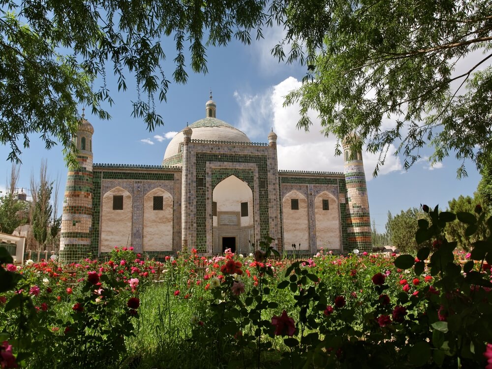 disparo-horizontal-del-mausoleo-de-afaq-khoja-un-sitio-sagrado-musulman-cerca-de-kashgar-en-china